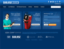 Tablet Screenshot of biolasecampus.com